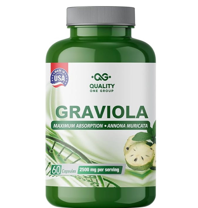 Graviola - Annona Muricata/SourSop -  2500mg - 60 CPS