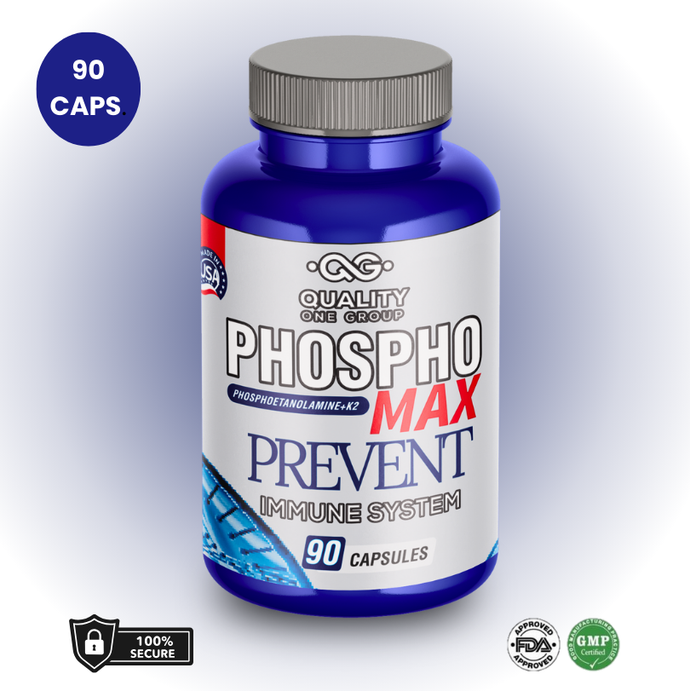 PHOSPHOMAX PREVENT | 1 Frasco - 90 caps | Fosfoetanolamina Original